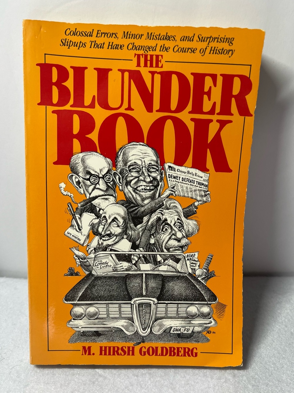 The Blunder Book M Hirsh Goldberg History Trivia Mistakes Paperback,Vintage 1984